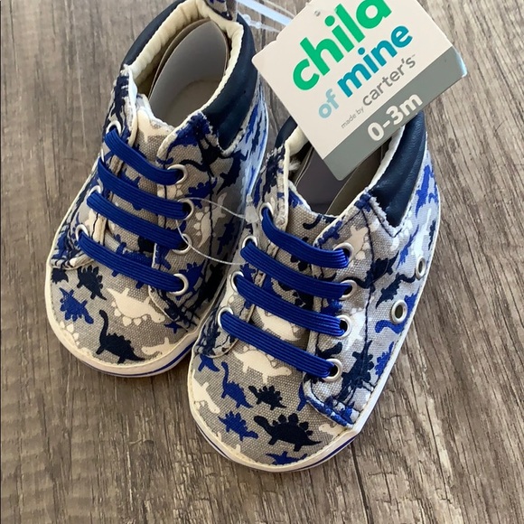 Carter's Other - Boys 0-3 month new carters dinosaur shoes